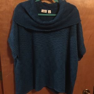 EUC TEAL COWL NECK CATO SWEATER SIZE 18/20